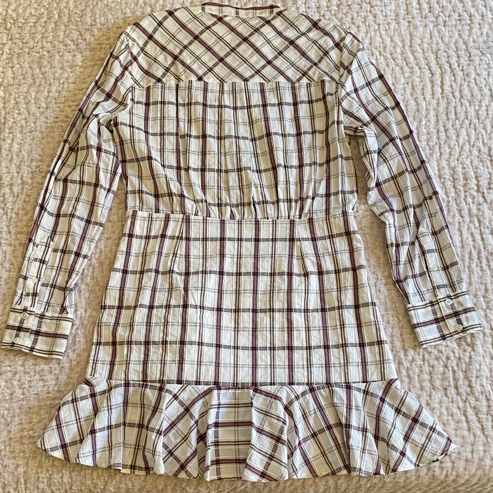 Veronica Beard Plaid Ruffle Dress - Picture 2 of 9